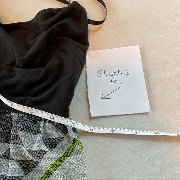 Mimi Chica Dress Grey Black Boho Southwest Maxi Size XS Western Print Sheer Long - Picture 9 of 12